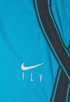 Nike Performance Damen FLY CROSSOVER SHORT - Kurze Sporthose - Laser Blue/metallic Silver -Angebote Nike Store 0d304ecf51f1404a974c31edebda2ac1