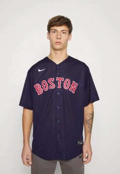 Nike Performance Herren MLB BOSTON RED SOX OFFICIAL REPLICA ALTERNATE - T-Shirt Print - Pro Navy