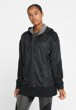Nike Performance Damen DRY HOODIE SHIMMER - Trainingsjacke - Black