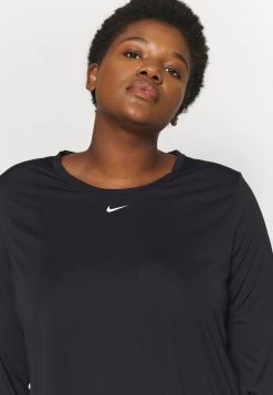 Nike Performance Damen ONE PLUS - Langarmshirt - Black/white -Angebote Nike Store 0d8fa1b57e124e27b4e32a5e1627ed75