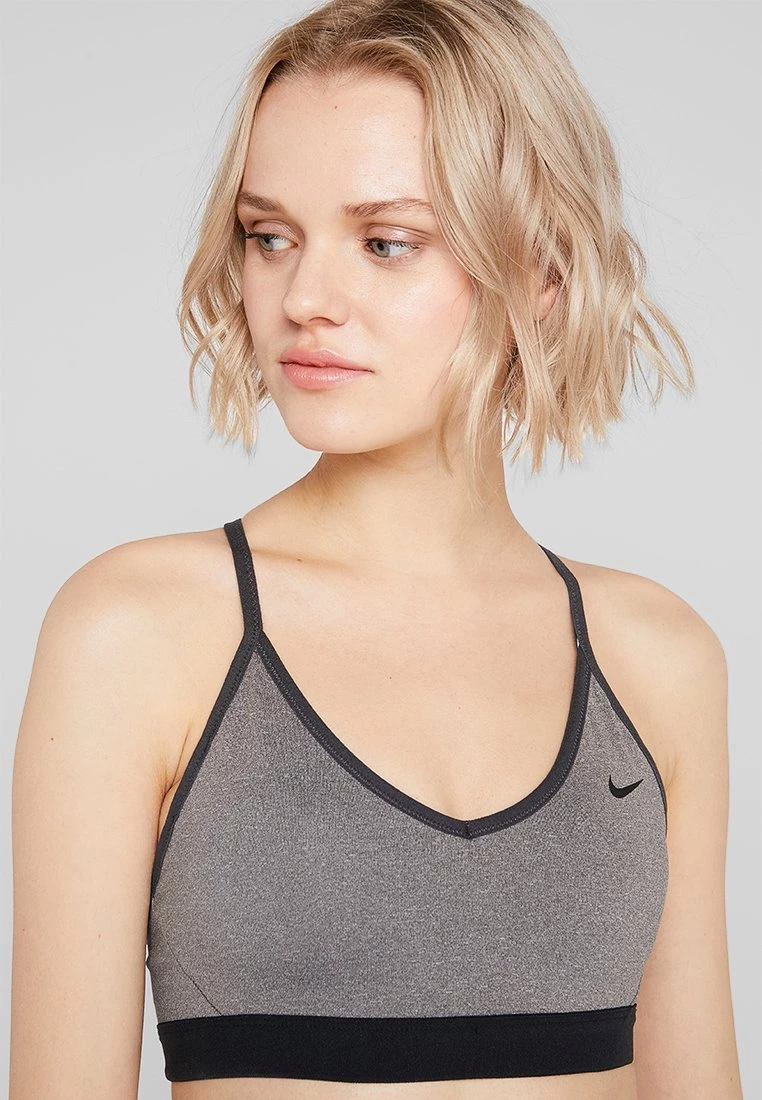 Nike Performance Damen INDY - Sport-BH Mit Leichter Stützkraft - Carbon Heather/anthracite/black 5 Nike Performance Damen INDY - Sport-BH Mit Leichter Stützkraft - Carbon Heather/anthracite/black – Bild 5