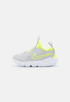 Nike Performance FLEX RUNNER 2 TDV UNISEX - Laufschuh Neutral - Grey Fog/volt/photo Blue