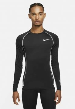 Nike Performance Herren Sport T-shirt - Black/white