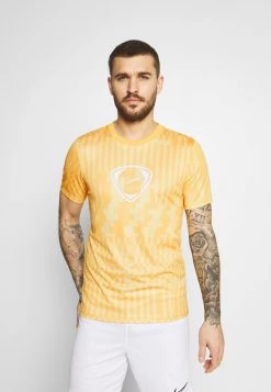 Nike Performance Herren DRY - T-Shirt Print - Saturn Gold/pollen/white