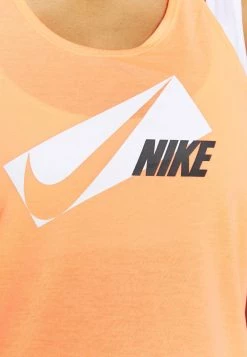 Nike Performance Damen DRY ELASTIKA - Sport T-shirt - Bright Mango/black -Angebote Nike Store 0e35604cf05547bf9311f46d87b608b6