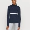Nike Performance Damen ACADEMY DRIL - Sweatshirt - Obsidian/white