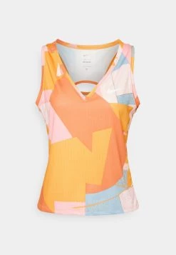 Nike Performance Damen VICTORY TANK - Sport T-shirt - Hot Curry/white