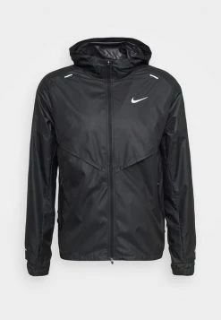 Nike Performance Herren SHIELDRUNNER - Laufjacke - Black/silver -Angebote Nike Store 0f4d0a698a154955bd824b8cd0a52a27