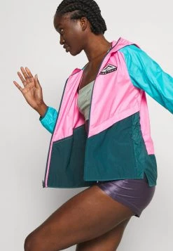 Nike Performance Damen TRAIL - Laufjacke - Pink Glow/turquoise Blue/dark Teal Green/black -Angebote Nike Store 0f4e5f6541e747a39de1a7aa3e637755