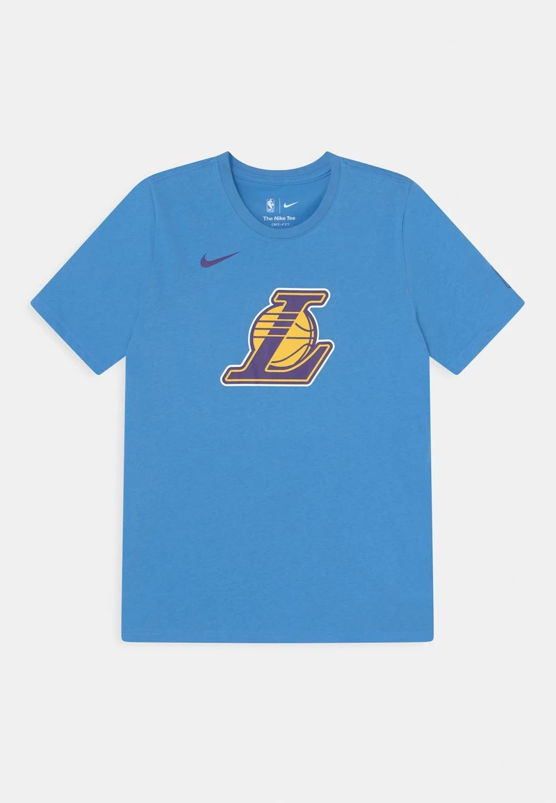 Nike Performance NBA LOS ANGELES LAKERS ESSENTIAL MIXTAPE LOGO TEE UNISEX - T-Shirt Print - Valor Blue 1 Nike Performance NBA LOS ANGELES LAKERS ESSENTIAL MIXTAPE LOGO TEE UNISEX - T-Shirt Print - Valor Blue
