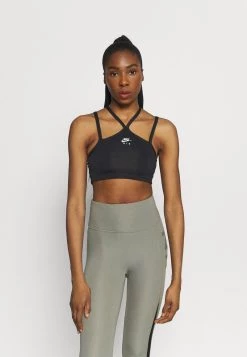 Nike Performance Damen INDY AIR - Sport-BH Mit Leichter Stützkraft - Iron Grey/black/white