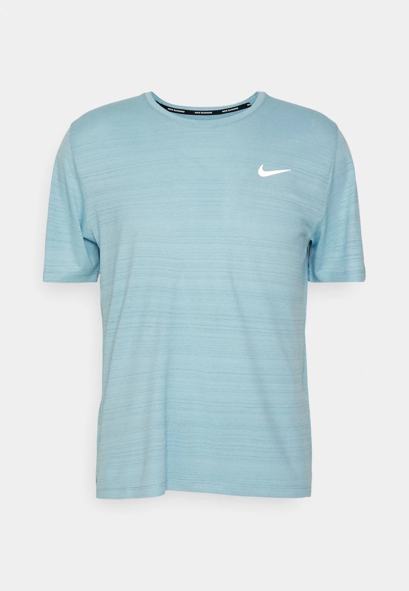 Nike Performance Herren MILER TOP - Sport T-shirt - Worn Blue/reflective Silver 4 Nike Performance Herren MILER TOP - Sport T-shirt - Worn Blue/reflective Silver – Bild 4