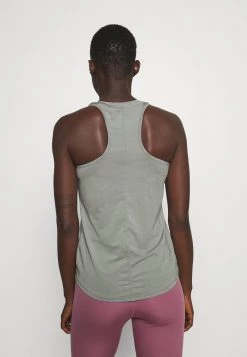 Nike Performance ONE SLIM TANK - Top - Particle Grey/black | Damen -Angebote Nike Store 124de0fc6a054481ad44cb13f4efaf21