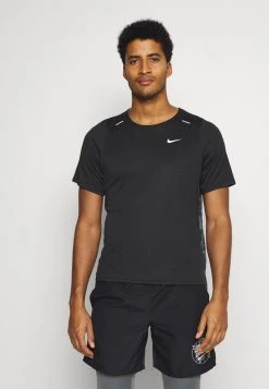 Nike Performance Herren Sport T-shirt - Black/white