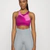 Nike Performance BRA - Sport-BH Mit Mittlerer Stützkraft - Cosmic Fuchsia/iron Grey | Damen