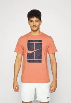 Nike Performance Herren TEE COURT - T-Shirt Print - Madder Root