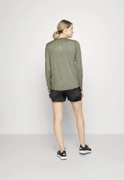 Nike Performance Damen ELEMENT CREW - Langarmshirt - Medium Olive