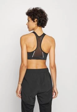 Nike Performance BRA - Sport-BH Mit Mittlerer Stützkraft - Black/dark Smoke Grey | Damen -Angebote Nike Store 13f8f64d74a34d72bb45106d72712009
