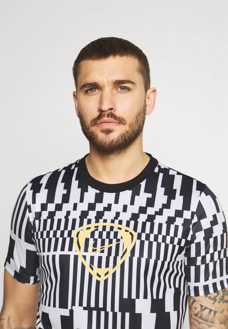 Nike Performance Herren DRY - T-Shirt Print - White/black/saturn Gold 4 Nike Performance Herren DRY - T-Shirt Print - White/black/saturn Gold – Bild 4