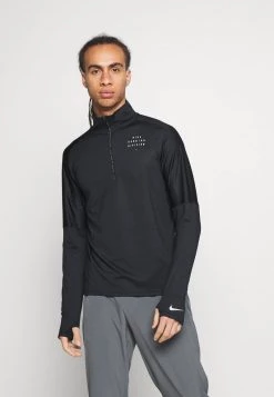 Nike Performance Herren RUN DIVISION FLASH - Langarmshirt - Black/reflective Silver