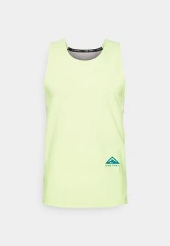 Nike Performance Herren TRAIL RISE - Top - College Grey/lemon Twist/reflective Silver