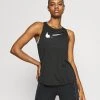 Nike Performance RUN TANK - Top - Black/white | Damen