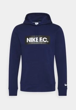 Nike Performance Herren FC HOODIE - Kapuzenpullover - Blue Void/black/white