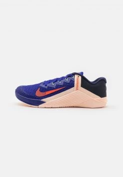 Nike Performance Damen METCON 6 - Trainingsschuh - Concord/team Orange/crimson Tint/lime Glow/blackened Blue/crimson Bliss
