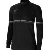 Nike Performance Damen Trainingsjacke - Schwarzweissgrau