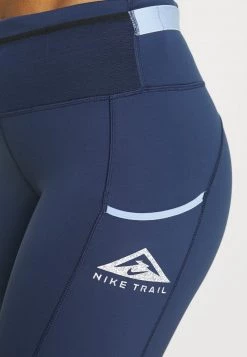 Nike Performance Damen EPIC LUXE TRAIL - Tights - Midnight Navy/aluminum/reflective Silver -Angebote Nike Store 15b45bec081144c9886374b9f178cd1f