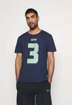 Nike Performance Herren NFL SEATTLE SEAHAWKS RUSSELL WILSON PLAYER ESSENTIAL - T-Shirt Print - College Navy -Angebote Nike Store 16209cfb0baf49898f0c48ab891f37b6