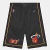 Nike Performance Kinder NBA MIAMI HEATBOYS MIXTAPE SWINGMAN - Kurze Sporthose - Black