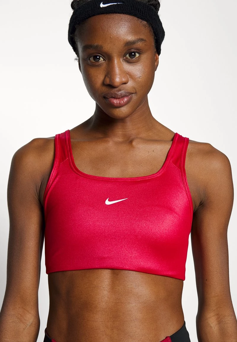 Nike Performance SHINE BRA - Sport-BH Mit Mittlerer Stützkraft - Mystic Hibiscus/white | Damen 6 Nike Performance SHINE BRA - Sport-BH Mit Mittlerer Stützkraft - Mystic Hibiscus/white | Damen – Bild 6