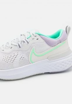 Nike Performance Damen REACT MILER 2 - Laufschuh Neutral - Platinum Tint/green Glow/white -Angebote Nike Store 164d60ff799f445d9c2c3ba45f7f9d2e