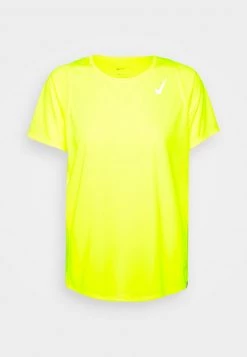 Nike Performance Damen RACE - Sport T-shirt - Volt