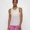 Nike Performance Damen ONE BREATHE TANK - Top - Atmosphere/white