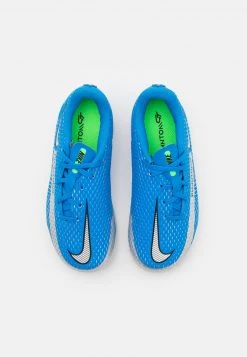 Nike Performance JR PHANTOM GT ACADEMY IC UNISEX - Fußballschuh Halle - Photo Blue/metallic Silver/rage Green -Angebote Nike Store 17b7d49efed445eba793b456307791e9