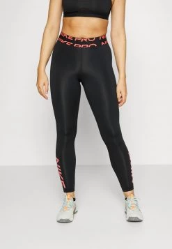 Nike Performance Damen Tights - Black/magic Ember