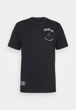 Nike Performance Herren PARIS ST. GERMAIN LOGO TEE - Vereinsmannschaften - Black/noble Green