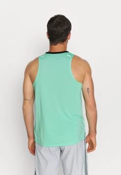 Nike Performance Herren RISE TANK - Sport T-shirt - Green Glow/reflective Silver -Angebote Nike Store 186e972907ae43e3905009c63d1f5e0c