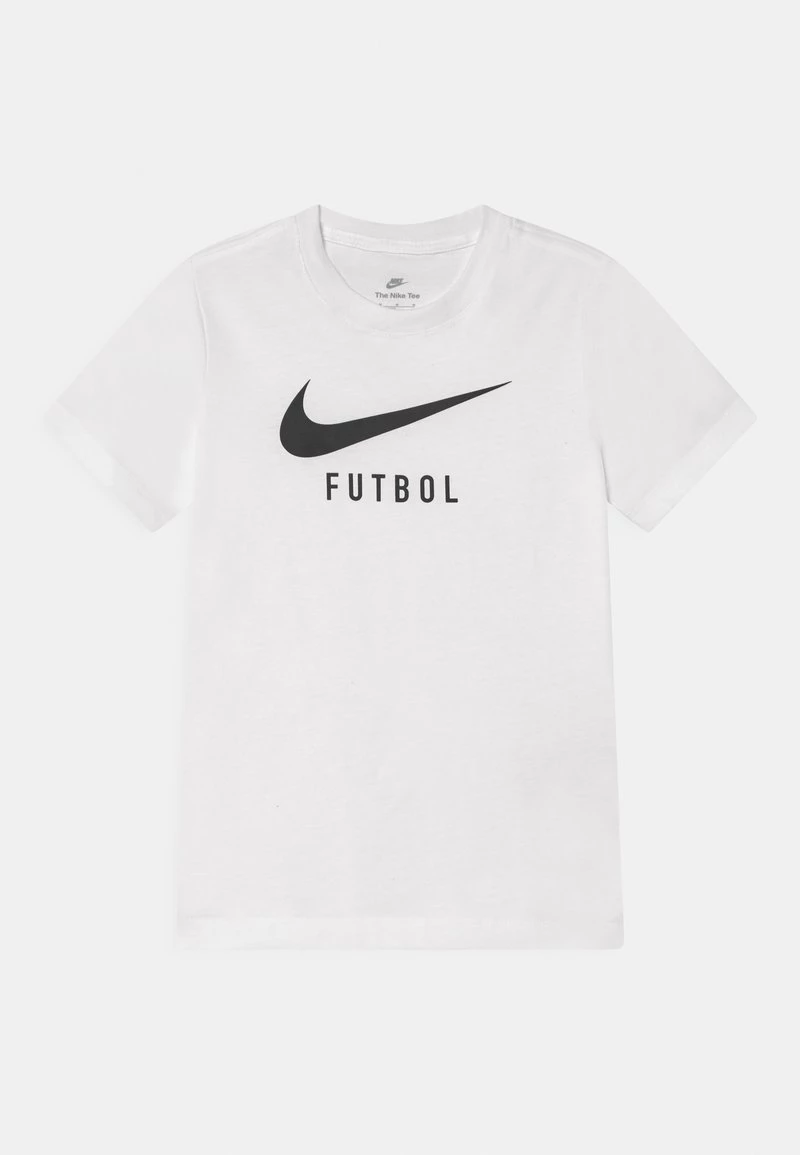 Nike Performance Kinder FOOTBALL SOCCER TEE - T-Shirt Print - White/black 1 Nike Performance Kinder FOOTBALL SOCCER TEE - T-Shirt Print - White/black