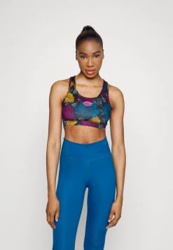 Nike Performance Damen BRA - Sport-BH Mit Mittlerer Stützkraft - Black/white/active Pink