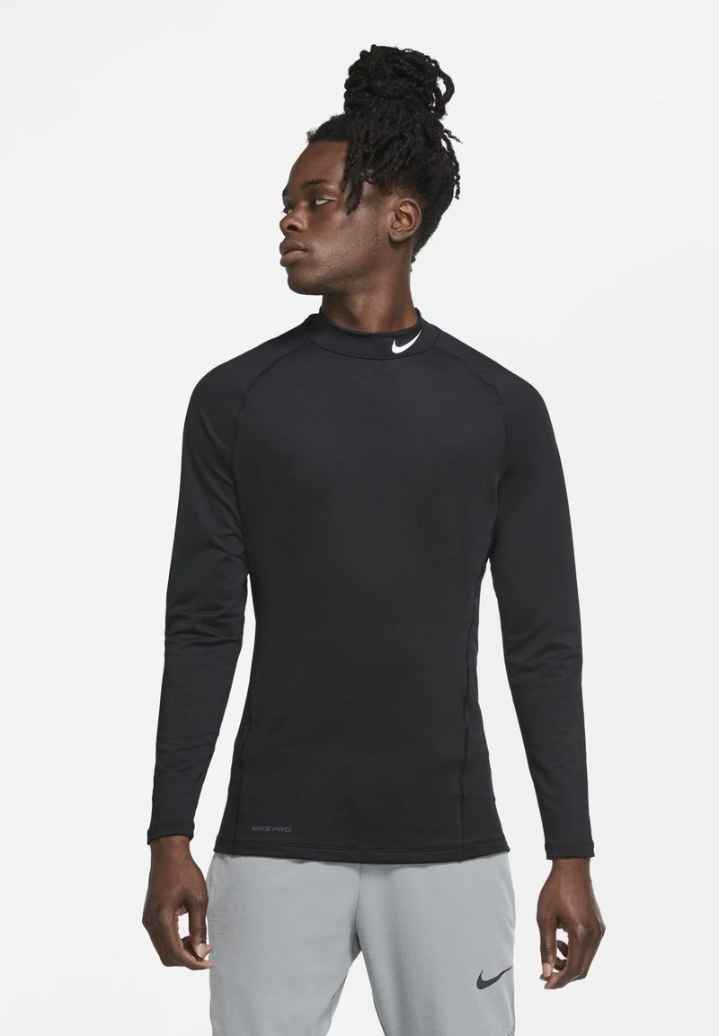 Nike Performance PRO WARM MENS LONGSLEEVE - Langarmshirt - Black/white | Herren 1 Nike Performance PRO WARM MENS LONGSLEEVE - Langarmshirt - Black/white | Herren
