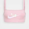 Nike Performance INDY LOGO BRA - Sport-BH Mit Leichter Stützkraft - Pink Glaze/barely Volt/white | Damen