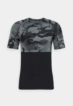 Nike Performance SLIM CAMO - T-Shirt Print - Black/grey Fog | Herren -Angebote Nike Store 1b3716a1e0b54f94a8a21676b2ac3e35