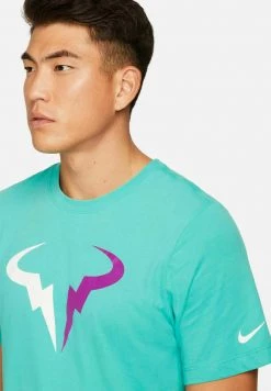 Nike Performance Herren RAFA TENNIS - T-Shirt Print - Aqua -Angebote Nike Store 1b75f56f38c9498ab4ba82cb41765df6