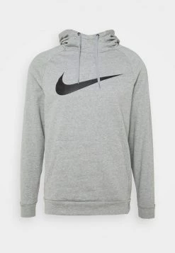 Nike Performance Herren Kapuzenpullover - Dark Grey Heather/black