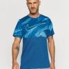 Nike Performance Herren SUPERSET ENERGY - Sport T-shirt - Dutch Blue/court Blue/volt