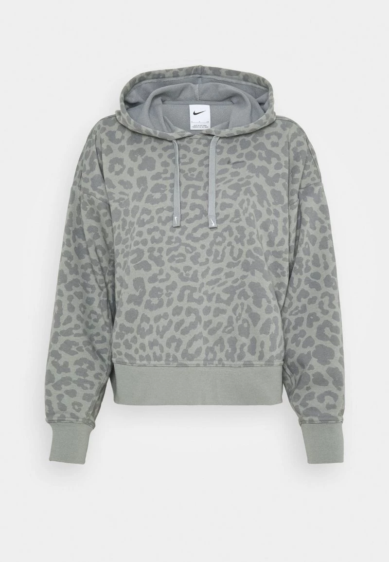 Nike Performance Damen Kapuzenpullover - Particle Grey/white 1 Nike Performance Damen Kapuzenpullover - Particle Grey/white