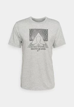 Nike Performance Herren TEE YOGA - Sport T-shirt - Dark Grey Heather -Angebote Nike Store 1c18db30a19f43478c986d49e08673fd